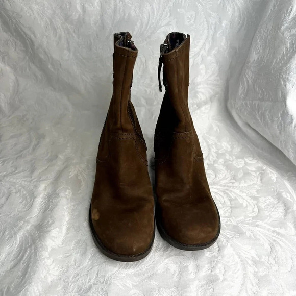 Teva Boots Foxy Brown Nubuck Zip Up US‎ Size 5.5 - Picture 6 of 12